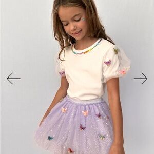 Lola and the boys butterfly tee